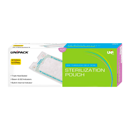 STERILIZATION BAGS, 3 ½ X 10 BOX/200